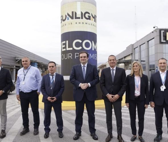 Greece’s Minister of National Economy and Finance Kyriakos Pierrakakis visits Sunlight Group facilities in Xanthi
