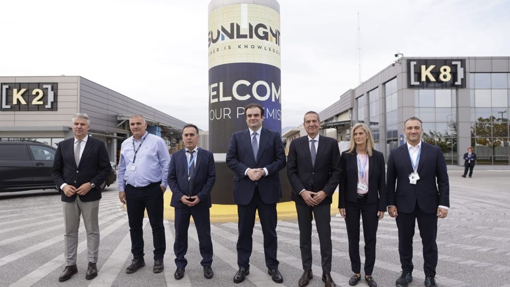 Greece’s Minister of National Economy and Finance Kyriakos Pierrakakis visits Sunlight Group facilities in Xanthi